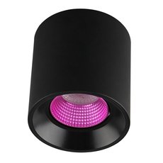 Точечный светильник с арматурой чёрного цвета, пластиковыми плафонами DENKIRS DK3090-BK+PI