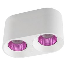 Точечный светильник с арматурой белого цвета, пластиковыми плафонами DENKIRS DK3096-WH+PI