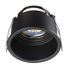 Точечный светильник с металлическими плафонами чёрного цвета Novotech 370840