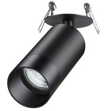 Точечный светильник с арматурой чёрного цвета Novotech 370873
