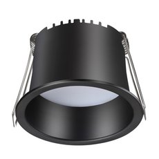Точечный светильник с арматурой чёрного цвета, металлическими плафонами Novotech 358898