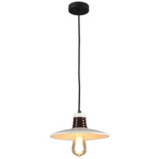 Светильник с арматурой коричневого цвета, плафонами белого цвета Lussole LSP-9918