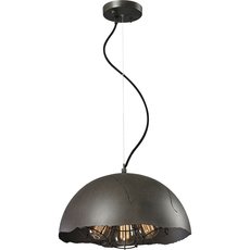 Светильник с арматурой чёрного цвета, плафонами чёрного цвета Lussole LSP-9623