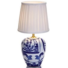 Настольная лампа с текстильными плафонами белого цвета Markslojd 104999