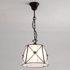 Светильник с арматурой коричневого цвета, плафонами белого цвета Citilux CL409212