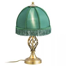 Настольная лампа с арматурой бронзы цвета, текстильными плафонами Citilux CL407802