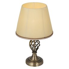 Настольная лампа с арматурой бронзы цвета, текстильными плафонами Citilux CL402833