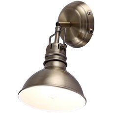 Спот с арматурой бронзы цвета, металлическими плафонами Arte Lamp A1102AP-1AB