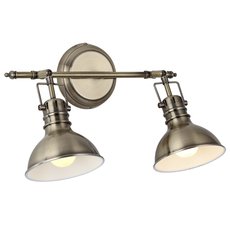 Спот с арматурой бронзы цвета, металлическими плафонами Arte Lamp A1102AP-2AB