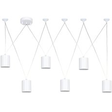 Светильник с пластиковыми плафонами белого цвета Favourite 1442-6P