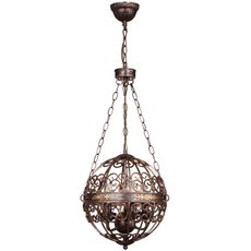 Светильник с арматурой коричневого цвета, металлическими плафонами Favourite 1745-5P