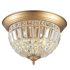 Светильник с арматурой бронзы цвета, хрустальными плафонами Favourite 2296-3C