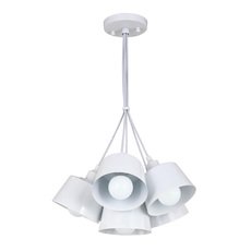 Светильник с металлическими плафонами белого цвета F-Promo 1681-6P