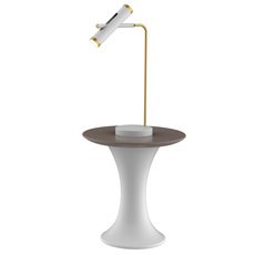 Настольная лампа с арматурой белого цвета, плафонами белого цвета Favourite 2323-2T