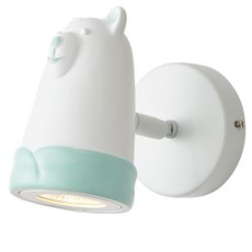 Детский светильник с арматурой белого цвета, плафонами белого цвета Favourite 2450-1W