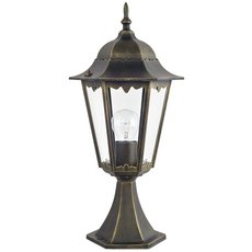 Светильник для уличного освещения с арматурой чёрного цвета, плафонами прозрачного цвета Favourite 1808-1T