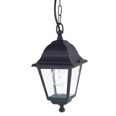Светильник для уличного освещения с арматурой чёрного цвета, стеклянными плафонами Favourite 1812-1P