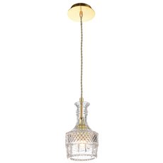 Светильник с арматурой золотого цвета, стеклянными плафонами Favourite 1857-1P