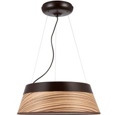 Светильник с текстильными плафонами коричневого цвета Favourite 1355-5PC