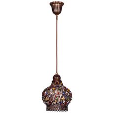 Светильник с арматурой коричневого цвета, металлическими плафонами Favourite 1666-1P