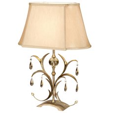 Настольная лампа с арматурой бронзы цвета, текстильными плафонами Elstead Lighting LL/TL ANT BRZ