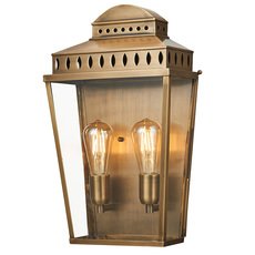 Светильник для уличного освещения с арматурой бронзы цвета, стеклянными плафонами Elstead Lighting MANSION HS/L BR