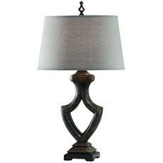 Настольная лампа с текстильными плафонами серого цвета Feiss FE/WESTWOOD TL B