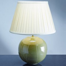 Настольная лампа с арматурой бежевого цвета, плафонами бежевого цвета Luis Collection LUI/CANTELOUPE S