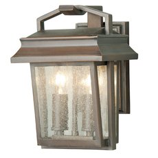 Светильник для уличного освещения с арматурой бронзы цвета, стеклянными плафонами Elstead Lighting NEWLYN