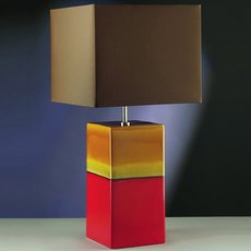 Настольная лампа с абажуром Luis Collection LUI/ALBA ROUGE