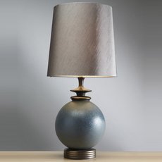 Настольная лампа с арматурой серого цвета Luis Collection LUI/BABUSHKA