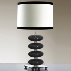 Настольная лампа в спальню Luis Collection LUI/ONYX BLACK