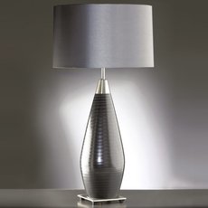Настольная лампа с арматурой серого цвета Luis Collection LUI/CONRAD