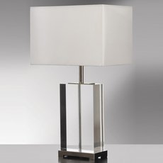 Настольная лампа с абажуром Luis Collection LUI/VALENTINA