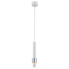 Светильник с металлическими плафонами белого цвета Simple Story 1022-LED6PL