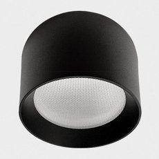 Точечный светильник с арматурой чёрного цвета, плафонами чёрного цвета ITALLINE IT02-007 3000K black