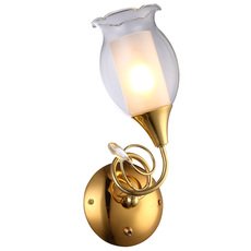 Бра с арматурой золотого цвета, стеклянными плафонами Arte Lamp A9289AP-1GO