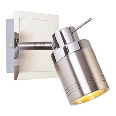 Светильник для ванной комнаты с арматурой никеля цвета, металлическими плафонами Escada 10173/1A