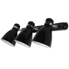 Спот с металлическими плафонами чёрного цвета Arte Lamp A5049PL-3BK