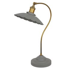 Настольная лампа с арматурой серого цвета, плафонами серого цвета Seven Fires 85064.04.81.01