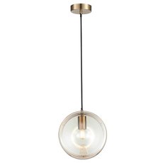 Светильник с арматурой бронзы цвета, стеклянными плафонами Simple Story 1170-1PL