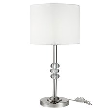 Настольная лампа с арматурой никеля цвета, плафонами белого цвета Simple Story 1012-1TL