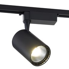 Шинная система с арматурой чёрного цвета, металлическими плафонами Simple Story 2010-LED30TRB