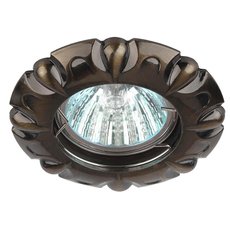 Точечный светильник с арматурой бронзы цвета, плафонами бронзы цвета ЭРА KL66 SB