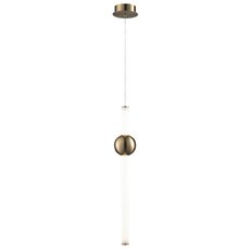 Светильник с плафонами белого цвета Lumien Hall LH8023/1PB-GD-WT