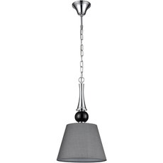Светильник с текстильными плафонами серого цвета Vele Luce VL1973P01