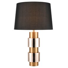Настольная лампа с текстильными плафонами чёрного цвета Vele Luce VL5754N01