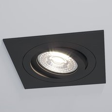 Точечный светильник для натяжных потолков Quest Light Cross 01 Q black