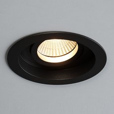 Точечный светильник для гипсокарт. потолков Quest Light DEEP 80 black