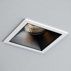 Точечный светильник с металлическими плафонами чёрного цвета Quest Light HOTSPOT Rise 01 white/black